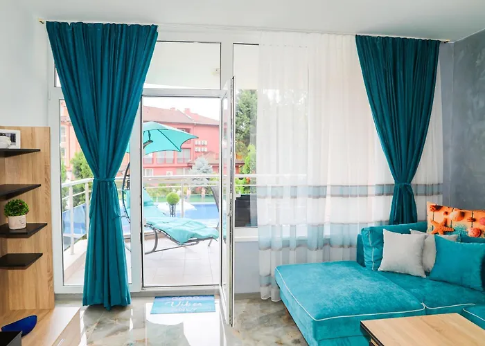 Luxury First Line With Pool And Sea View In Complex Oazis Apartament Ravda